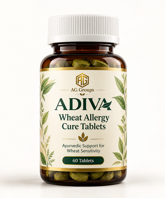 ADIVA WHEAT ALLERGY CURE TABLETS.